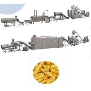 条状奇多食品生产线kurkure和玉米卷曲挤出机制造机