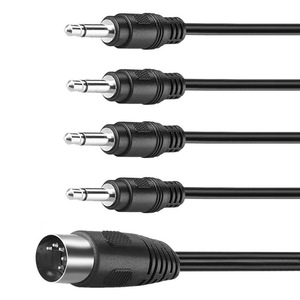 Enchufe de <span class=keywords><strong>audio</strong></span> de 4 pines de 3,5mm a cable adaptador MIDI de 5 pines Cables de 0,5 M Cables y conjuntos de cables para salida de <span class=keywords><strong>audio</strong></span> DIN5P DIN de 5 pines - Product Image 5