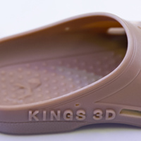 Impression 3D de modèles en résine SLA Kings pour semelles de chaussures avec couleur personnalisée et service OEM