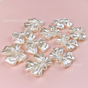 จี้อะคริลิคทรงโบว์มุก สำหรับทำสร้อยข้อมือ อุปกรณ์ทำเครื่องประดับ DIY ผลิตที่เฉาโจว คอลเลคชั่นฤดูร้อน 2025 - Product Image 3