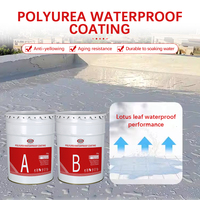 Revêtement imperméable spécial en polyurée pure pour bassins de poissons, matériau de réparation des fuites pour piscines et salles de bain, résistant à l'immersion à l'eau sur le long terme, vente en gros