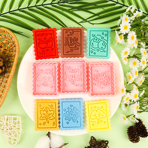 Série <span class=keywords><strong>Automne</strong></span> : <span class=keywords><strong>Emporte</strong></span>-pièces 3D en plastique écologique jetables pour biscuits, motifs Ginkgo Biloba et Châtaigne - Product Image 3
