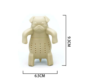 WELAND, filtro de té de animales bonitos de calidad alimentaria, dibujos animados, perro <span class=keywords><strong>Daschund</strong></span>, Alpaca, oveja, filtro de té de silicona, Infusor de bolas, colador - Product Image 5