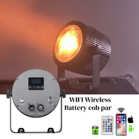 Lumière LED par de mariage 30w RGBW alimentée par batterie sans fil LED COB par lumière pour fête scène mariage DJ événements
