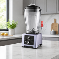 Blender commercial robuste 2200W 11L à vitesse variable 9 vitesses avec moteur en cuivre pur à faible bruit pour usage domestique et hôtelier
