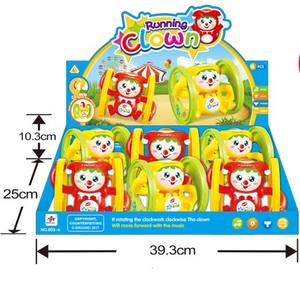 DF 2020, juguetes superventas, 6 piezas en un conjunto <span class=keywords><strong>de</strong></span> productos para bebés para niños, <span class=keywords><strong>payaso</strong></span> con música, coche ligero, juguete educativo para correr - Product Image 2