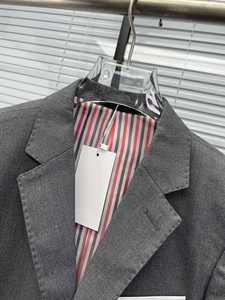 Ensemble classique pour <span class=keywords><strong>homme</strong></span>, veste et pantalon tissés à quatre barrettes - collection élégante, décontractée et professionnelle - Product Image 5