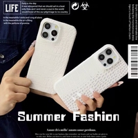 Top vente en gros Design de luxe personnalisé pour Iphone Crocodile Pu étui de téléphone en cuir