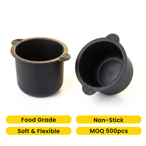 <span class=keywords><strong>Bol</strong></span> en silicone réutilisable pour chauffe-cire, pot à cire en silicone de qualité alimentaire, antiadhésif et facile à nettoyer pour usage domestique - Product Image 1