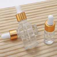 Flacons compte-gouttes rechargeables 5ml-100ml Réactif Goutte pour les yeux Flacon de pipette liquide d'aromathérapie en verre ambré