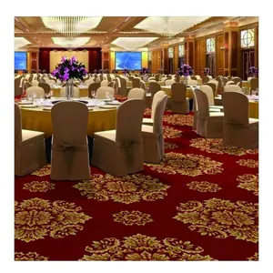 Kaili Luxury Wilton Carpet Customized Elegant Design Cut Pile Tufted Polypropylene Machine Made for Hotel Banquet Halls