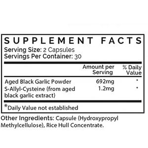 OEM yaşlı siyah sarımsak kapsülleri daha az koku 60 kapsül Allium Sativum takviyesi Allicin daha etkili - Product Image 2