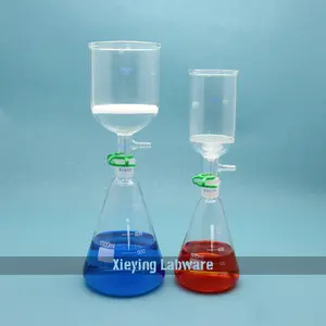 Kualitas Tinggi 50M-2000Ml Laboratorium Semua Pemegang Kaca Unit Sistem Penyaringan Pelarut Peralatan Filter Disesuaikan