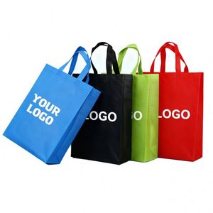Promotion <b>Gift</b> Printed Cosmetic Bag <b>Pink</b> Non Woven Shopping Bags With Logo - Product Image 1