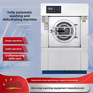 Machine à laver entièrement automatique XTQ-20, pour draps et housses de couette d'hôtel et d'hôpital, XTQ 201 en acier inoxydable durable - Product Image 1