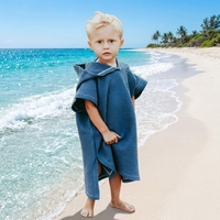 Children's Bath Towels & Bathrobes Hooded Ponchos Swimming Suits Quick-Drying Absorbent Towels