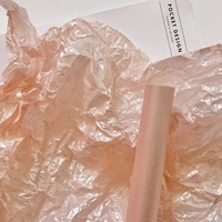 Papier de soie d'emballage de fleurs de lustre nacré de haute qualité 26g Bouquet doublé de fournitures de fleuriste en papier