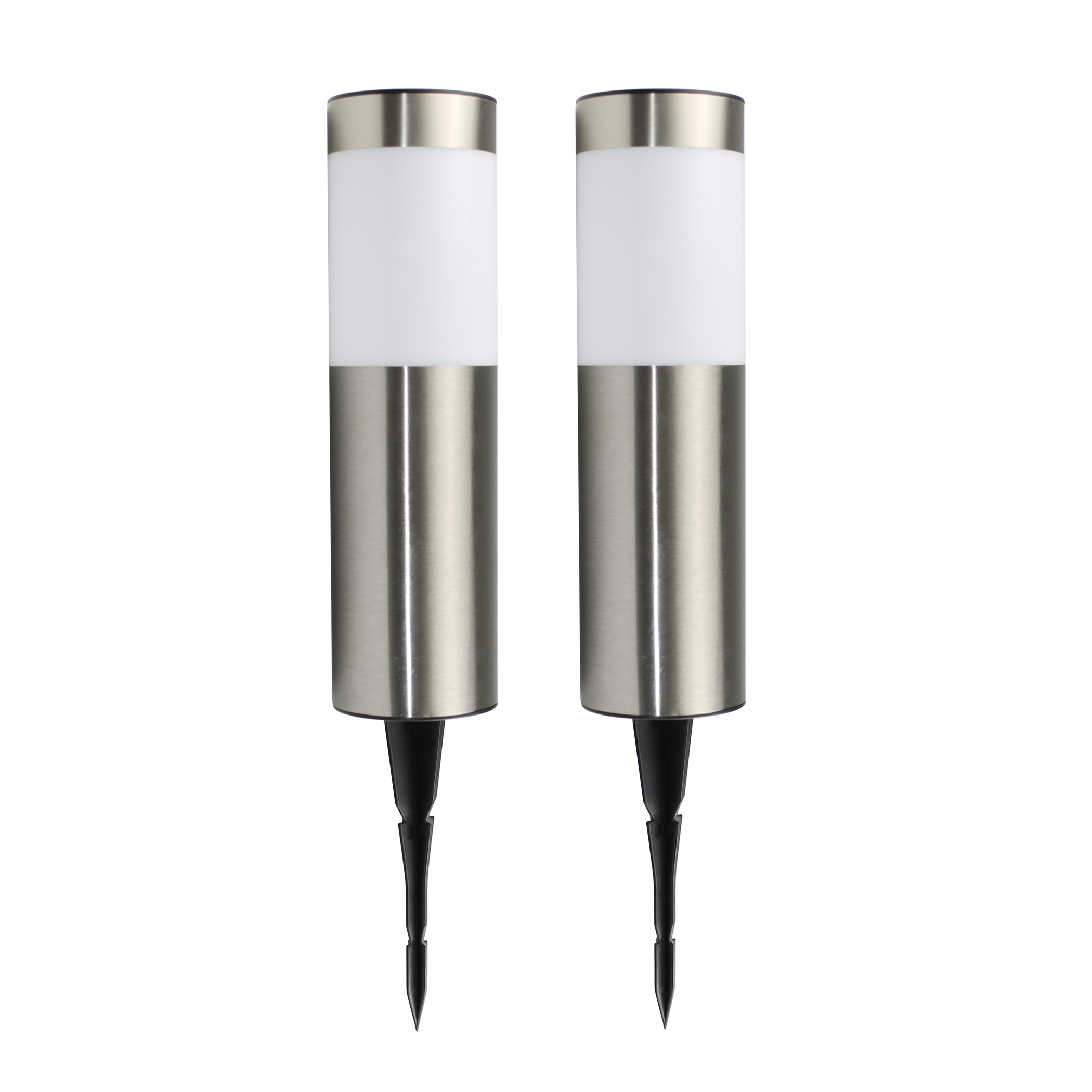 Factory Wholesale Stainless Steel LED Solar IP54 Waterproof Eco-Friendly Dimmable Lawn Garden Light for Landscape Garden Path