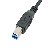 Câble d'imprimante USB C vers USB B, câble de données USB 3.0 B mâle de type C