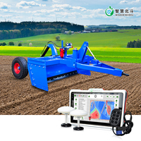 Kit de nivellement de terrain RTK à commande hydraulique pour système de niveleuse agricole, solution GNSS double antenne haute précision pour l'agriculture