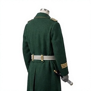 Manteau long de la Seconde Guerre mondiale, uniforme historique, tissu 100% laine, logo personnalisable, sur mesure - Product Image 3