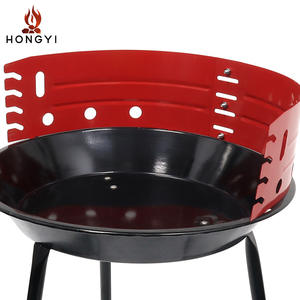 Parrilla Portátil de Carbón HONGYI para 3-5 Personas, Parrilla Plegable de Metal para Acampar al Aire Libre con Rejilla BQ03A2 - Product Image 4