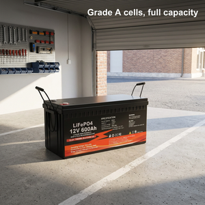 12V 600Ah Deep Cycle LiFePO4 Battery with Bluetooth Monitoring Drop in Replacement for Lead Acid RV Camper 300Ah - Product Image 1