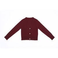 Cardigan sur mesure OEM pour femme, 100 % laine mérinos, anti-plis, tricoté à la machine, manches longues, col rond, style chinois, coupe classique