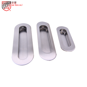 Poignée encastrée dissimulée en acier inoxydable Anwang pour portes d'armoires et panneaux coulissants - Product Image 4