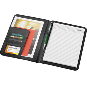 Portadocumenti A5 con Porta Biglietti da Visita, Blocco per Appunti in Pelle e Formato Lettera per Uso Legale e Aziendale - Product Image 3