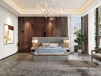 Solution Sold Villa de style italien de luxe Rendu 3D Max Design d'intérieur Décoration intérieure avec meubles