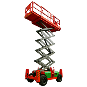 Plataforma Elevadora Mecánica de Tijera 4X4 de 14m y 100kg para Plantas Petroquímicas, Entrega Rápida - Product Image 5