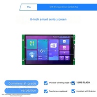 Modul Layar Sentuh Tunggal LCD TFT HMI 8 Inci DMG12800C080_03W 1280x800 IPS Analog I/O Display Ethernet Kompatibel Universal