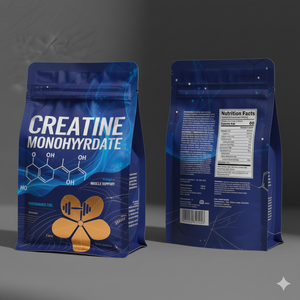 Sacs d'emballage en plastique avec impression personnalisée réutilisable et recyclable écologique 1kg 2kg 3kg <span class=keywords><strong>5kg</strong></span> 3 <span class=keywords><strong>5kg</strong></span> fermeture éclair en feuille de poudre de protéine de lactosérum - Product Image 1