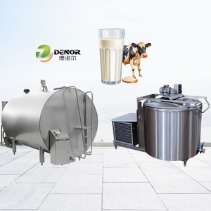 Nhà Sản Xuất Hiệu Suất Cao Thép Không Gỉ 1000 3000 5000L 500 Lít Sữa Mát Làm Mát Bể Ngang Sữa Lưu Trữ Tank - Product Image 1