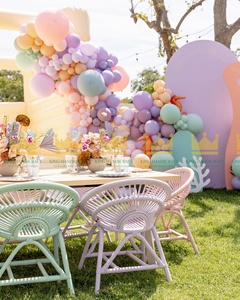 Silla Infantil de Ratán Hecha a Mano, Silla de Mimbre Segura para Sala de Estar, Cocina, Decoración para Fiestas de Cumpleaños, Accesorios de Fotografía, Ecológica - Product Image 6