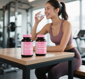 18 Stämme 100 Milliarden KBE Aktive Kulturen Probiotika-Kapseln für Frauen Pillen unterstützen die weibliche Gesundheit und das Gleichgewicht der Stimmung - Product Image 2