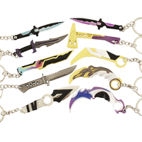 Factory Outlet Valorant Couteau 9cm En Alliage De Zinc Valorant Porte-clés Valorant Cosplay