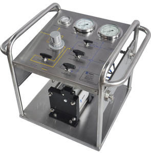 Tragbarer pneumatischer Hochdruckventil-Prüfstand Wasserstoff-Gas-Drucker höhungs pumpe - Product Image 5