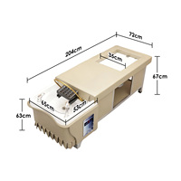 Vente en gros Station de lavage des cheveux Spa japonais pour la tête Chaise de massage avec bain à vapeur SPA Lit avec shampoing et thérapie par l'eau pour massage thaï
