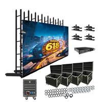 Écran LED mural en aluminium moulé sous pression pour location, idéal pour événements intérieurs/extérieurs, scènes et concerts, 500x500mm