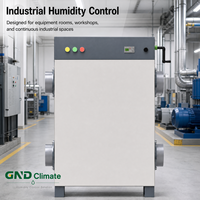 Nouveau déshumidificateur rotatif industriel électrique avec technologie déshydratante, capacité de 25 kg/h pour une déshumidification continue