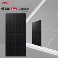Panel kaca ganda Panel surya 640 ~ 665M LR7-72HVDF LONGI New penjaga X10 Longi