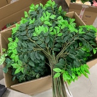 Feuilles artificielles de haute qualité en soie, feuillage d'arbre de locuste, verdure pour la décoration de mariages, événements et fêtes
