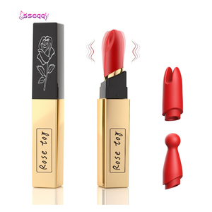 Vibromasseur de rouge à lèvres-Stimulateur clitoridien de balle discret avec massage du point G, mini jouet adulte rechargeable pour femme - Product Image 1