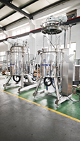 Mélangeur sous vide inclinable, machine d'émulsification, homogénéisateur à cisaillement élevé, 1000 L, 30KW, acier inoxydable SUS316L, réacteur chimique cosmétique