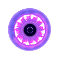 Roues de patins à roulettes LED personnalisables 80/100/120 mm en PU pour usage extérieur, roues clignotantes pour roller