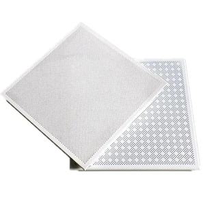 Металлический декоративный материал, Потолочная алюминиевая потолочная плитка 600x600 с зажимом, алюминиевая подвесная потолочная плитка - Product Image 2