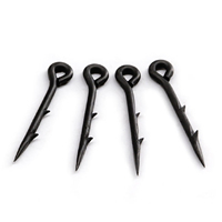 Accessoires de pêche pour la carpe: épingles à crochet barbelé appât Stinger avec bouillette leurre aiguille plate-forme de cheveux pointes de matériel d'extrémité
