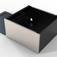 Boîtier d'amplificateur BRZHIFI 4323 Classe A DIY CNC en alliage d'aluminium pour préampli et décodage, accessoires de boîtier d'amplificateur